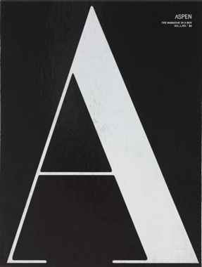 ASPEN. The Multimedia Magazine in a Box. No 1. The Black Box