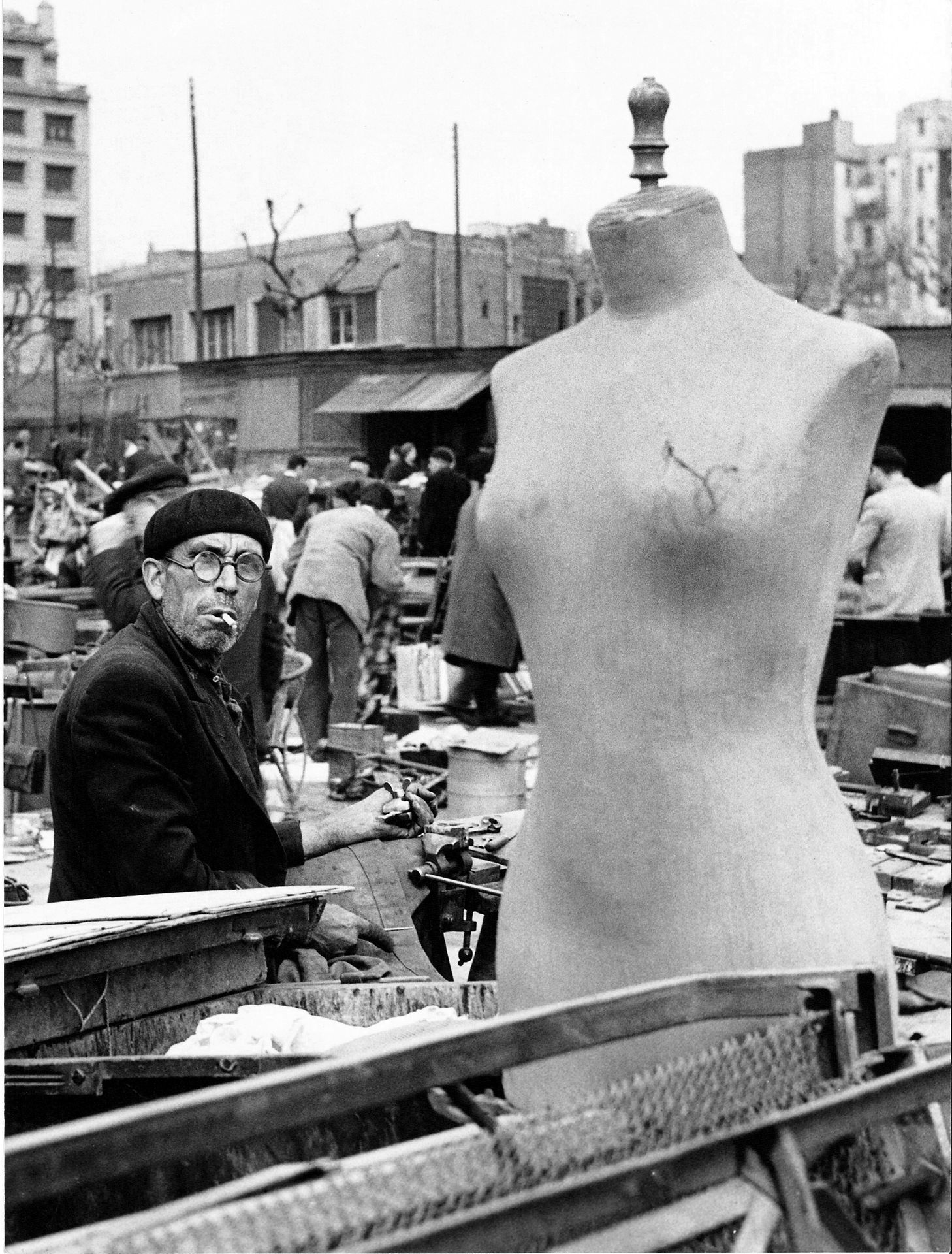 [4372_001_pub / Imatge] Els Encants, Barcelona, 1957