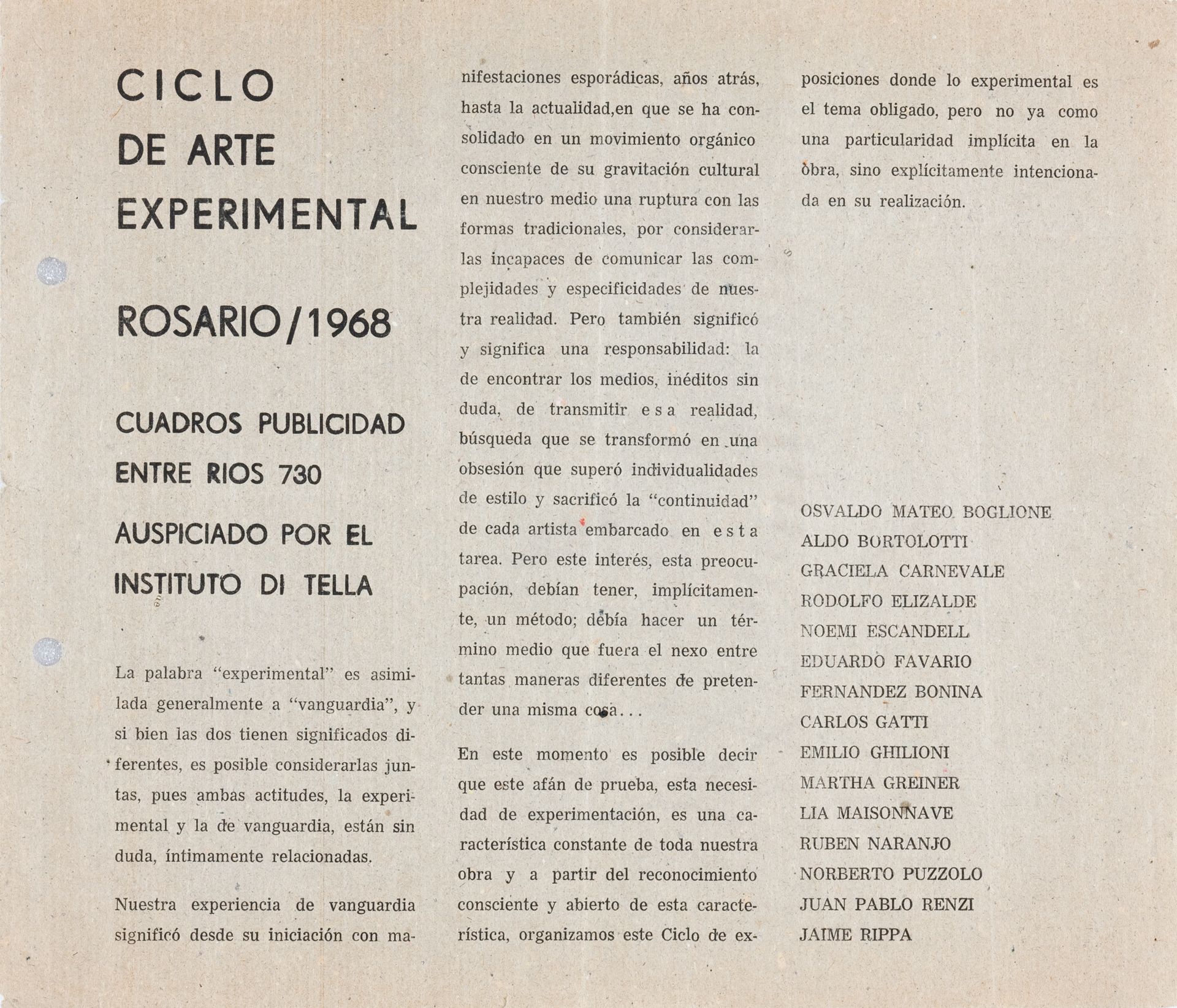 Veure el fitxer digital:[2789_029_hist / Imatge] Arxiu Tucumán Arde [Documentació relativa a les diverses accions i treballs d'aquest col·lectiu]