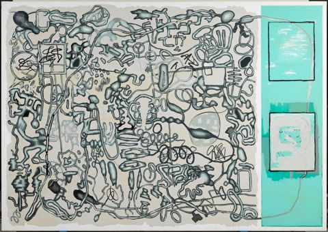 Meándrico con evasión esmeralda