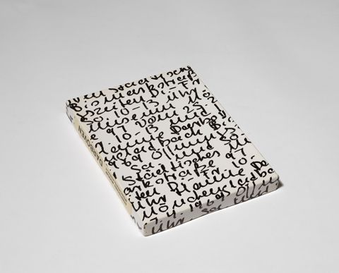 Hanne Darboven. Austellung mit 6 Filmprojektoren nach 6 Buchern uber 1968. Städtisches Museum Mönchengladbach, 25 Februar - 7 April 1969