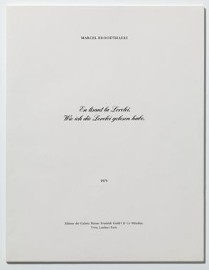 En lisant la Loreleï. Wie ich die Lorelei gelesen habe